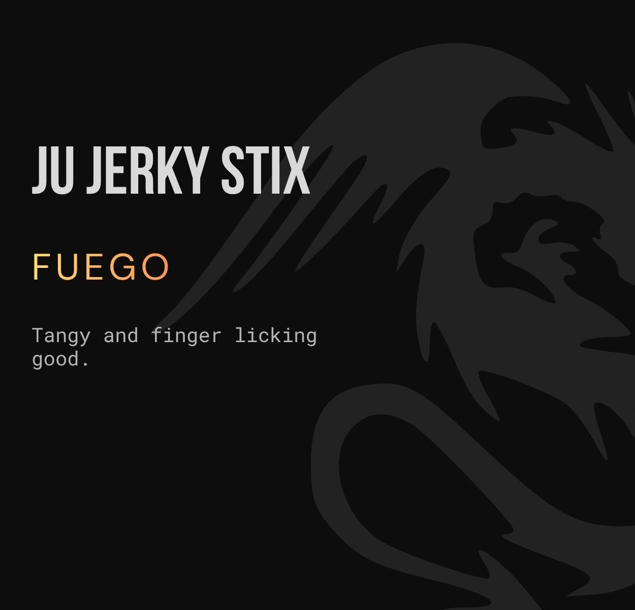 Ju Jerky Stix - Fuego (Ground Beef) 5.0 oz